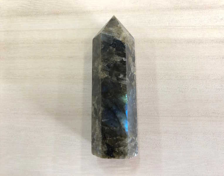 Punta generador Labradorita 8.5 cm aprox